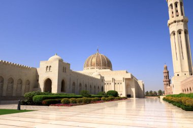 Umman 'daki Muscat' taki Sultan Qaboos Büyük Camii.