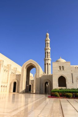 Umman 'daki Muscat' taki Sultan Qaboos Büyük Camii.