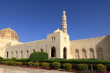 Umman 'daki Muscat' taki Sultan Qaboos Büyük Camii.