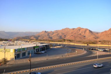 16 Mart 2022 - Umman 'daki Nizwa: Şehir sokaklarının manzarası