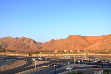 16 Mart 2022 - Umman 'daki Nizwa: Şehir sokaklarının manzarası