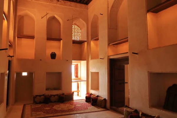 Château Fort Jabreen Beau Château Historique Oman — Photo