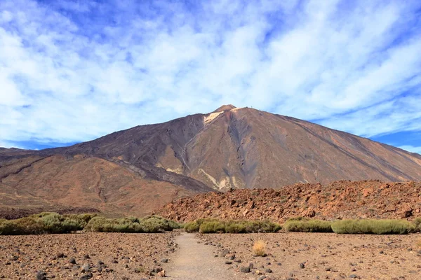 Vista Panorámica Isla Tenerife Volcán Pico Del Teide — Foto de Stock
