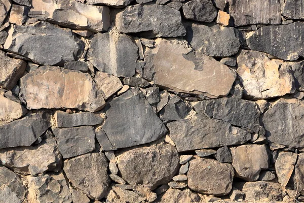 Eine Graue Steinwand Textur Muster Hintergrund — Stockfoto
