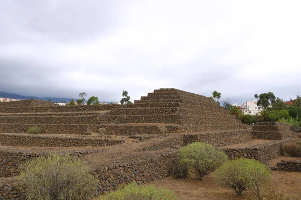 Antika Guanche Güimar Pyramider Teneriffa — Stockfoto