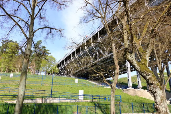 Vue Sur Ancien Télésiège Niederfinow Canal Oder Havel Brandebourg Allemagne — Photo