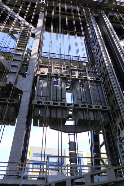 Interior View Old Niederfinow Ship Lift Oder Havel Canal Brandenburg — Stock Photo, Image