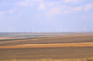 Romanya 'da Köstence ile Tulcea arasındaki yolda nefes kesici manzara