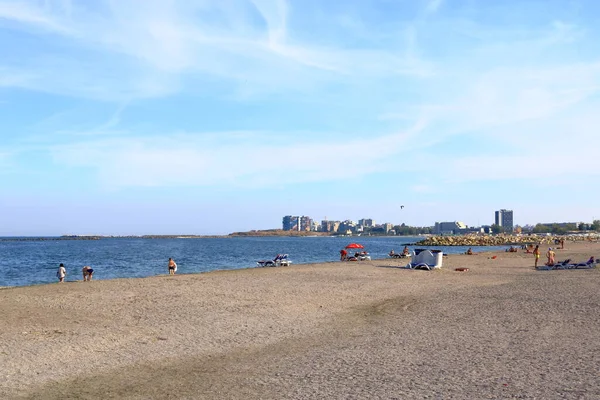 September 2021 Constanta Mamaia Rumänien Beliebter Touristenort Und Ferienort Schwarzen — Stockfoto