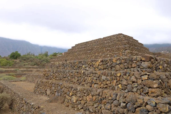 Guanche Guimar Pyramiden Auf Der Insel Teneriffa — Stockfoto
