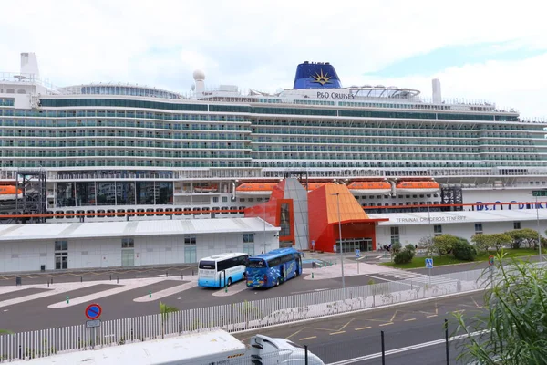 November 2021 Santa Cruz Tenerife Canarische Eilanden Spanje Cruiseschip Iona — Stockfoto