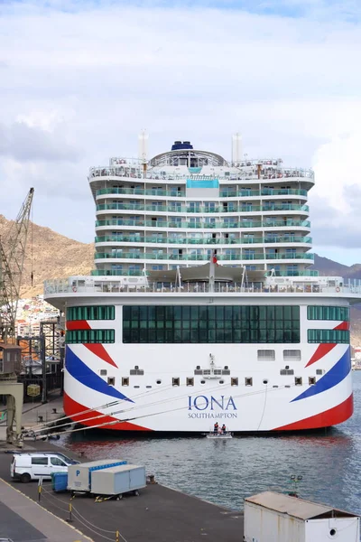 November 2021 Santa Cruz Tenerife Canary Islands Spain Cruise Ship — Stock Photo, Image