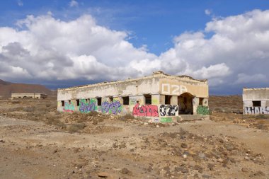 18 Kasım 2021 - Abades, İspanya Tenerife: Abades cüzzam istasyonu, eski 