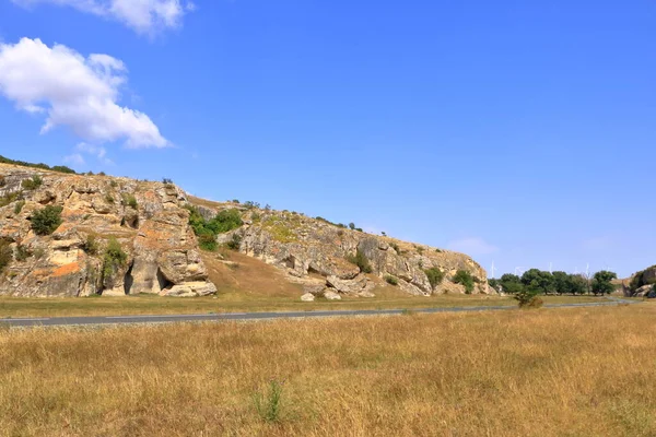 Paesaggio Montano Con Alcune Delle Formazioni Rocciose Calcaree Più Antiche — Foto Stock