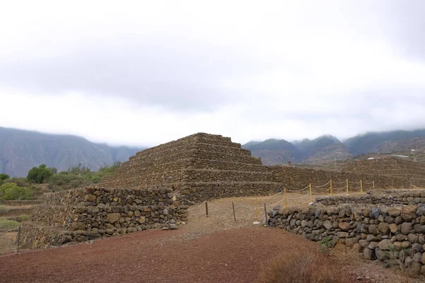 Antiguas Pirámides Guanche Guimar Isla Tenerife — Foto de Stock