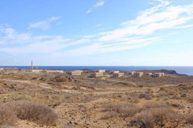 18 Kasım 2021 - Abades, İspanya Tenerife: Abades cüzzam istasyonu, eski 