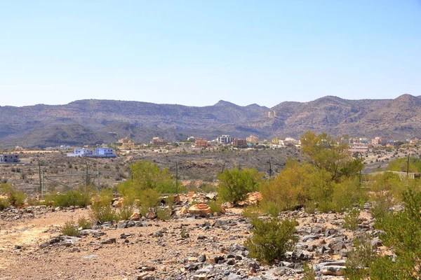 Szenische Aussicht Auf Das Jebel Akhdar Gebiet Hajar Gebirge Oman — Stockfoto