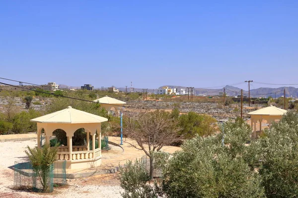 Vue Panoramique Région Jebel Akhdar Dans Les Montagnes Hajar Dans — Photo