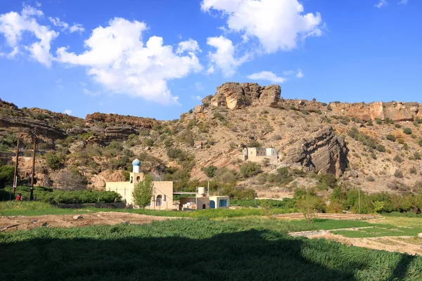 Вид Село Джебель Ахдар Сайк Омані — стокове фото