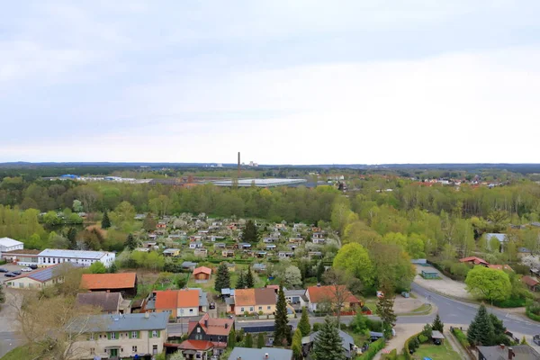 Arial Foto Der Landschaft Deutschland Eberswalde Brandenburg Vom Finowturm — Stockfoto