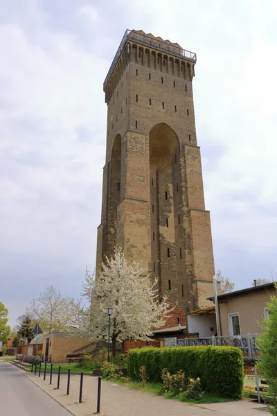 Torre Água Finow Anteriormente Hindenburgturm Eberswalde Brandemburgo Alemanha — Fotografia de Stock