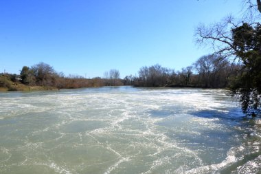 Manavgat Waterfall in Turkey in the winter