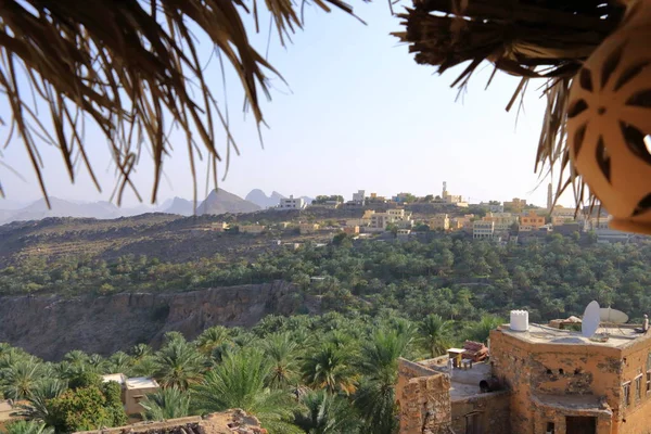 View Mountain Village Misfat Abriyeen Sultanate Oman — стокове фото