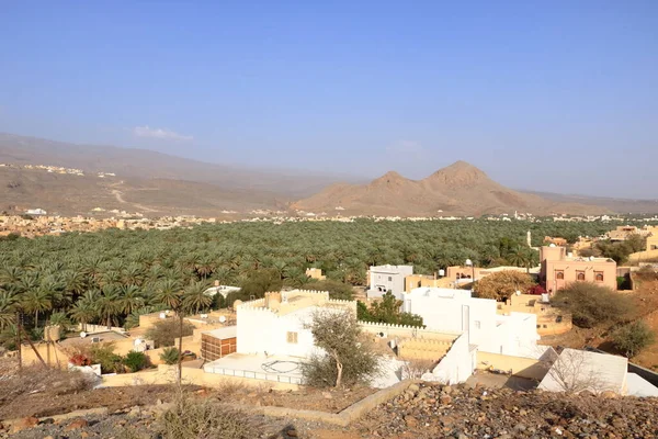 View Hamra Historic Town Oman Asia Arabian Penisula — стоковое фото