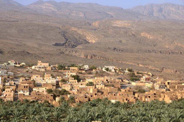 View Hamra Historic Town Oman Asia Arabian Penisula — стокове фото