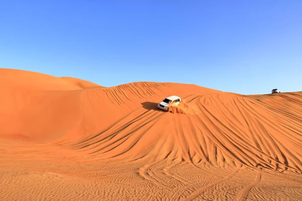 Suv Tour Wahiba Sands Sultanate Oman — Zdjęcie stockowe