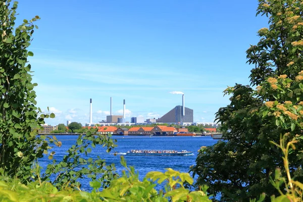May 23 2022 - Copenhagen, Denmark: The Amager Bakke, Slope or Copenhill, incineration plant, heat and power waste-to-energy plant and recreational facility in the district of Amager