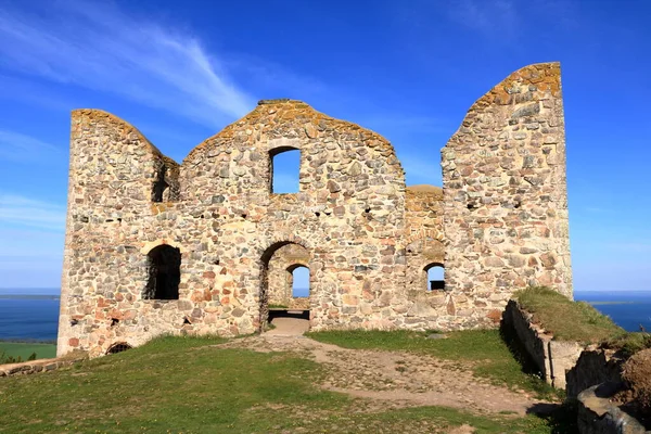 Sweden, Lake Vattern Area, Uppgranna, the Brahehus castle ruins