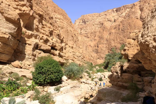 Μαρτίου 2022 Wadi Shab Tiwi Ομάν Άνθρωποι Απολαμβάνουν Φύση Στο — Φωτογραφία Αρχείου