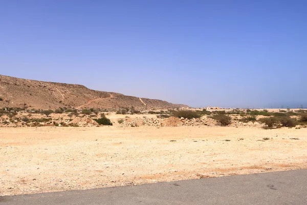 Gebied Rond Het Zinkgat Van Bimmah Een Van Werelds Mooiste — Stockfoto