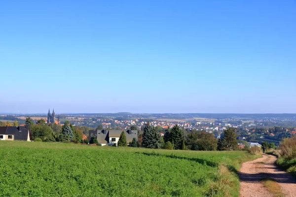 View Village Meissen Saxony Germany — Foto de Stock