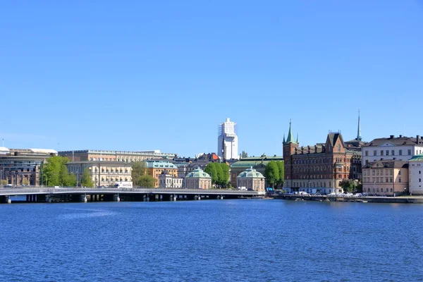 Mayıs 2022 Stockholm Stockholm Stadshus Açık Bir Yaz Gününde Görüldü — Stok fotoğraf