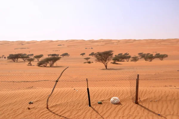 Aldeia Tradicional Wahiba Sands Omã — Fotografia de Stock