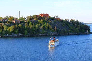 Stockholm Takımadaları Baltık Denizi 'nde Akşamları