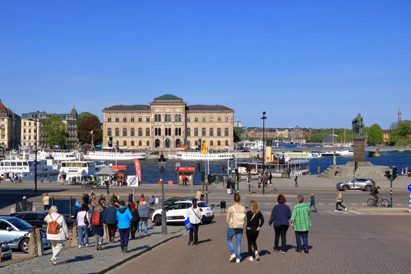 May 2022 Stockholm Sweden Front View National Museum Opened 1872 — Stock Photo, Image
