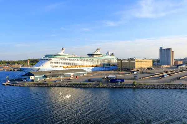 Мая 2022 Стокгольм Швеции Vaertahamnen Гавань Варта Крупнейший Пассажирский Порт — стоковое фото