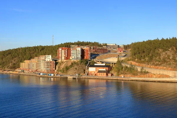 Vue Sur Archipel Stockholm Depuis Navire — Photo