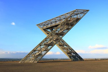 Akşamları Saarlouis 'deki Saarpolygon.