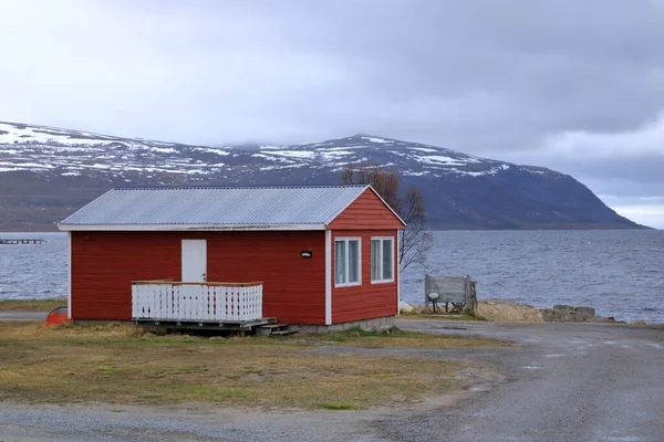 Landscape View Porsangerfjorden Finnmark Norway — Stock Photo, Image
