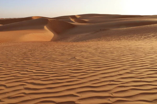 Desert Wahiba Sands Ománban Közel Keleten — Stock Fotó