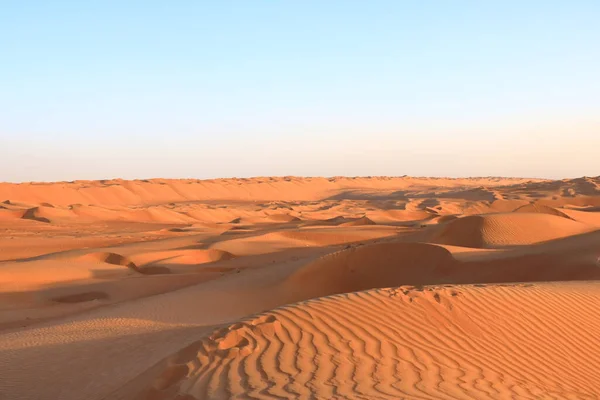 Desert Wahiba Sands Ománban Közel Keleten — Stock Fotó