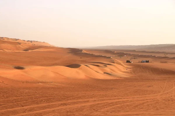 Tradycyjna Wioska Wahiba Sands Omanie — Zdjęcie stockowe
