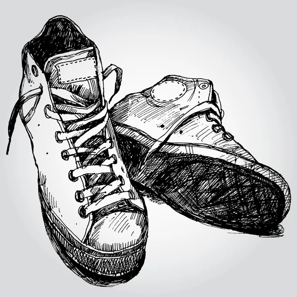 Стильний кросівки — стоковий вектор