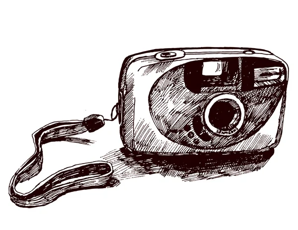 Vintage Film Camera — Stock Vector