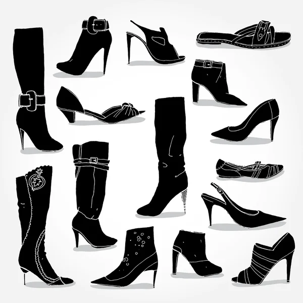 Kadın ayakkabı — Stok Vektör