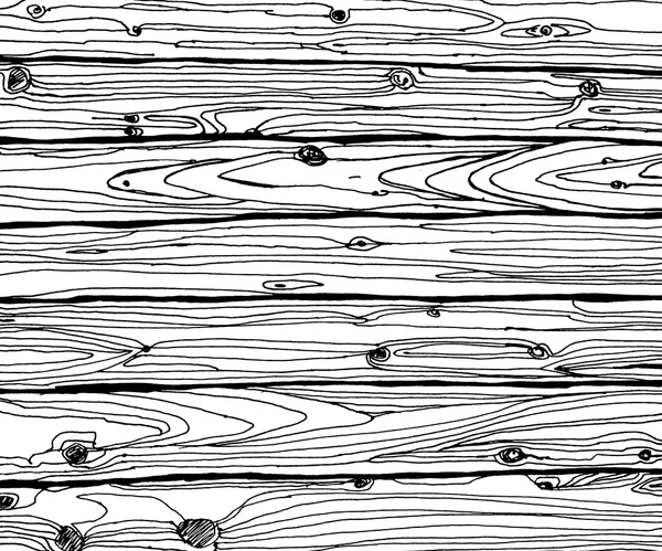Textura de madera dibujada a mano — Archivo Imágenes Vectoriales